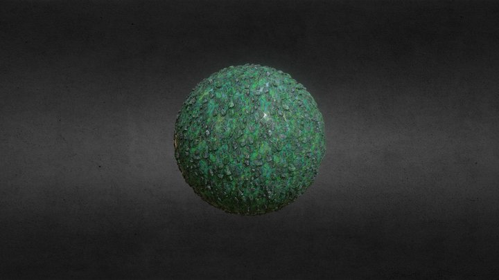 Borderlands Inspired Water Cobblestone Material 3D Model