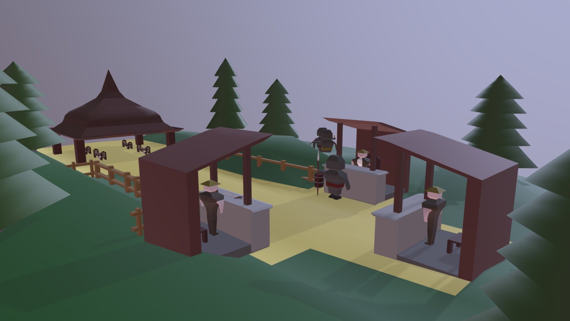 Medieval scene