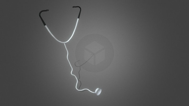 Stethoscope 3D Model