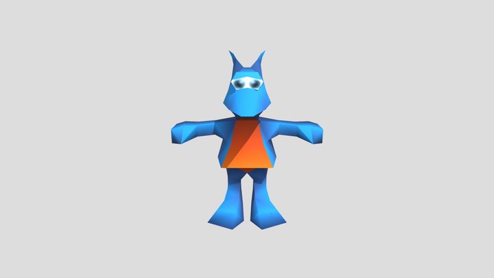 Nintendo 64 - Banjo-Kazooie - Jinjo - 3D model by The Toxic Fox2