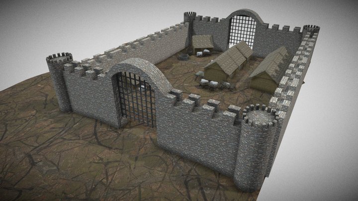 medieval diorama 3D Model
