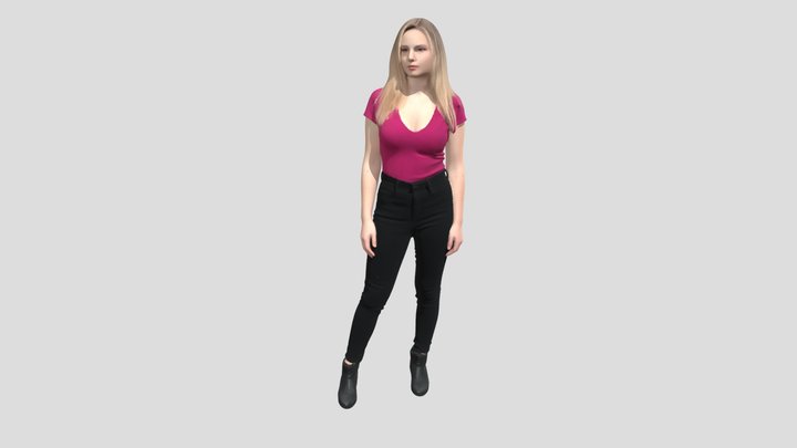 Pink Top Portrait – Modelo 3D gratuito STL