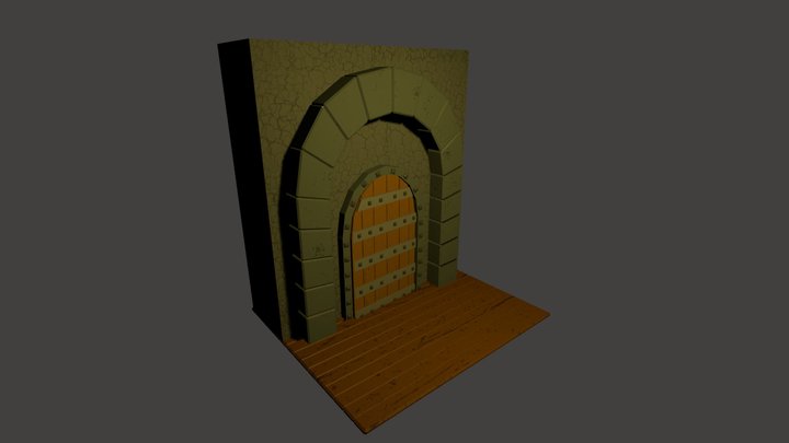 Room With Tentacle- Eindproject Blender Jaar 1 3D Model