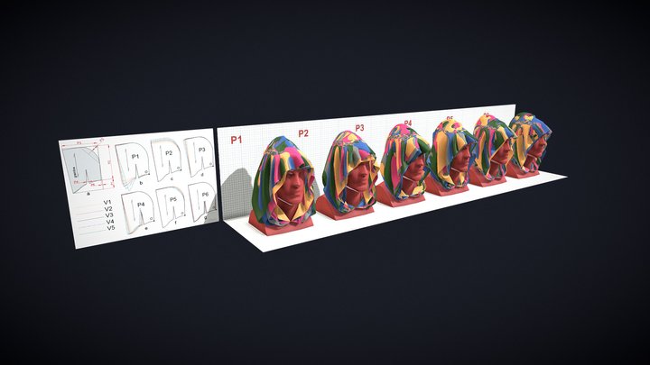 3D hood: Material 37 – Kostenloses 3D-Modell STL