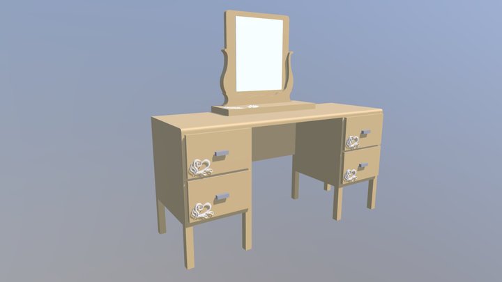 Sto za sminku-Ana Mijatovic 3D Model