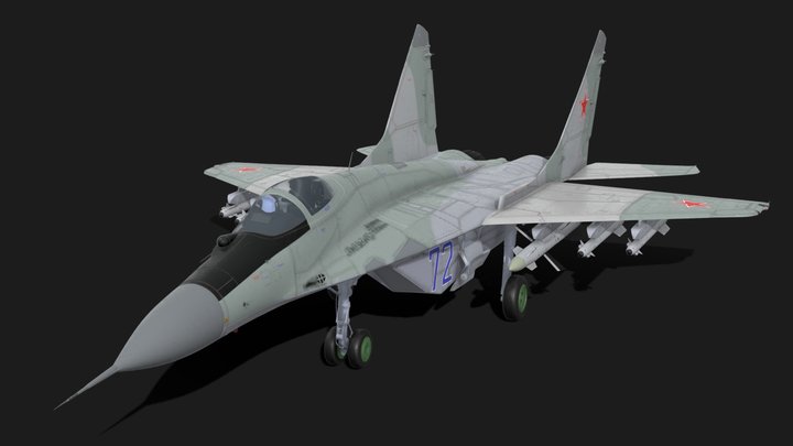 Mig 29 (9-13) 3D Model