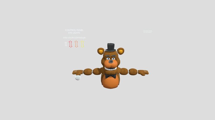 image_to_stl_com_movie_freddy_puppet 3D Model