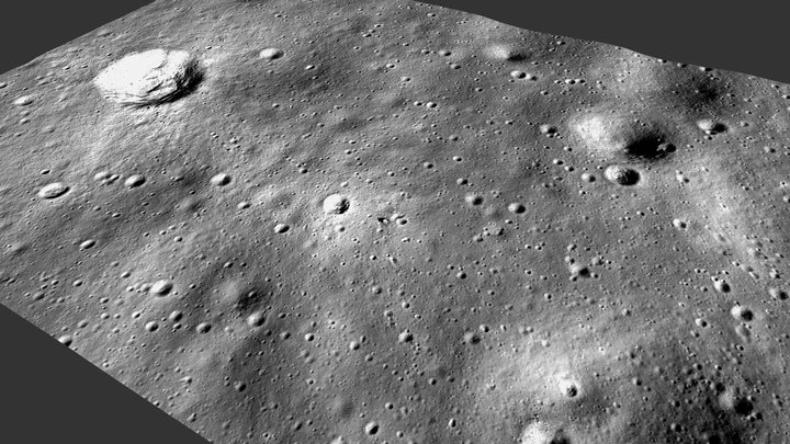 Apollo 11 Lunar Landing Site 3D Model