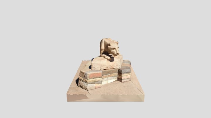 Nittany lion shrine 3D Model