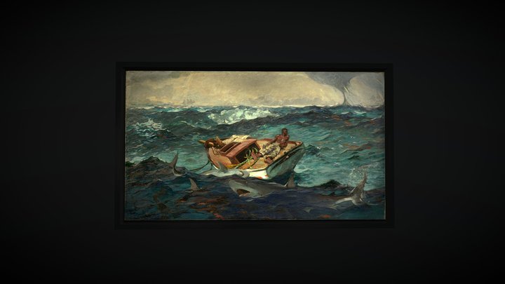 Winslow Homer, The Gulf Stream 3D Model
