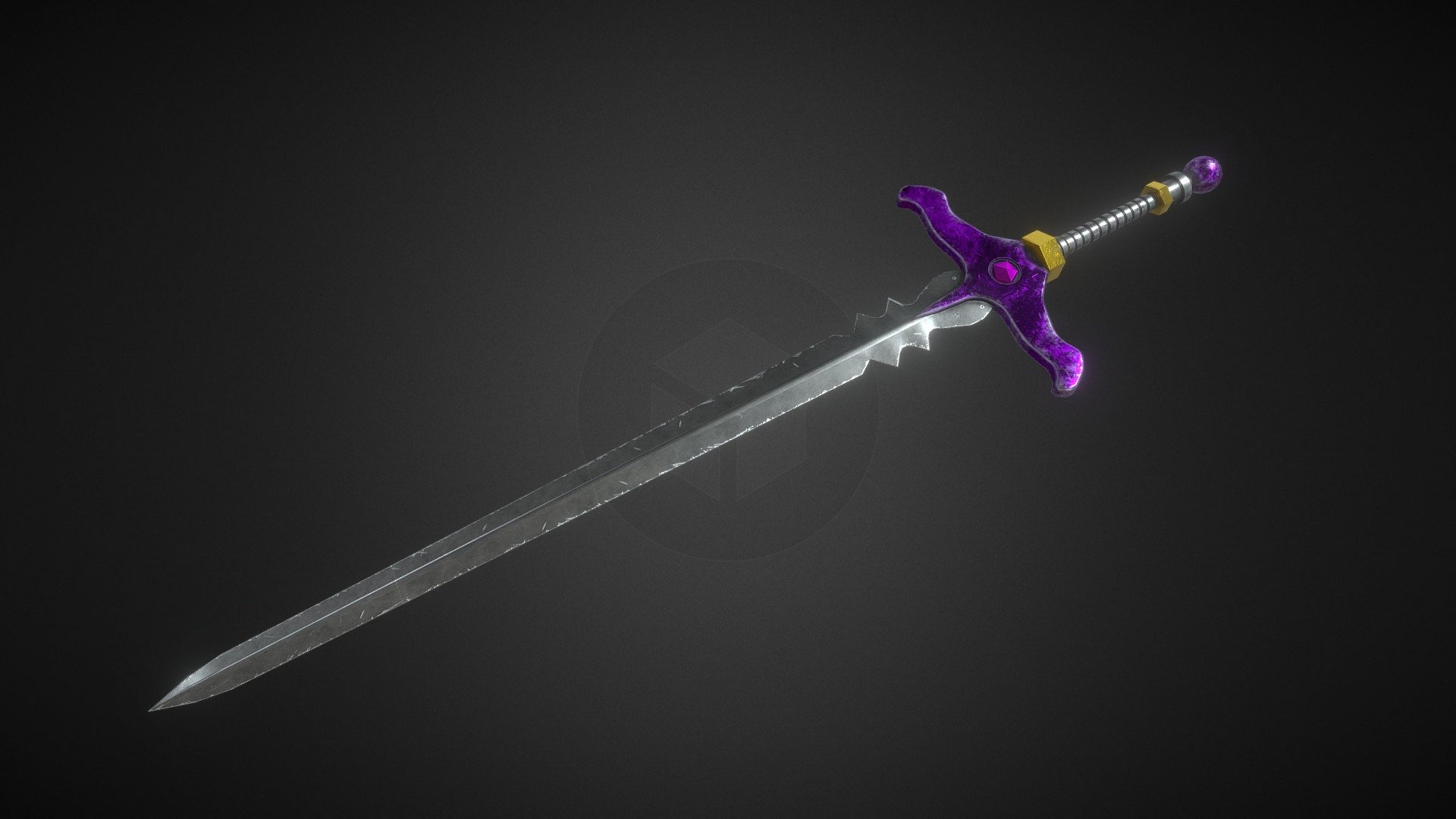 Fantastical sword - Download Free 3D model by zombitt [2c8d0f1] - Sketchfab