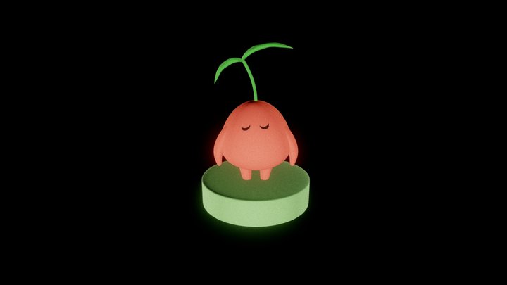 Peach 3D Model