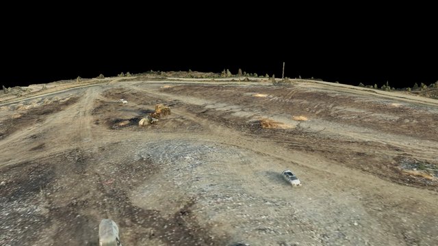 Trabajo fotogrametría droning vertedero 3D Model
