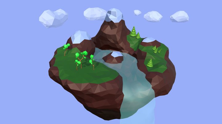 Island in the sky 3D Model