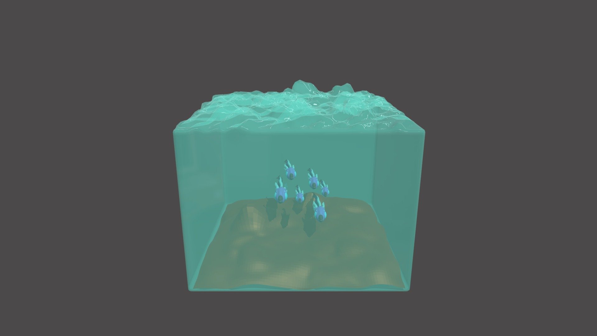 School Of Septicle Test Diorama