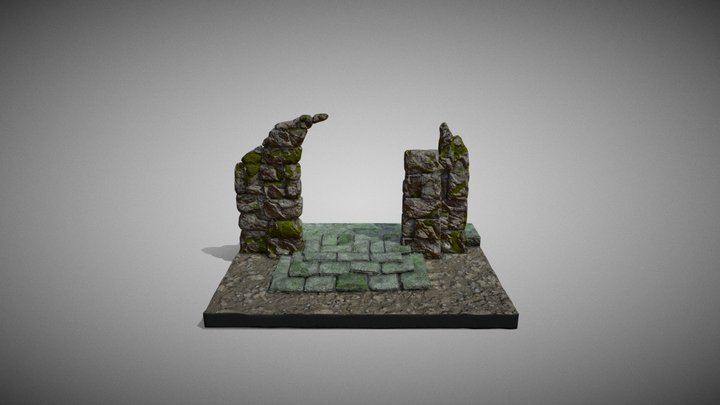 Rock Archway 3D Model