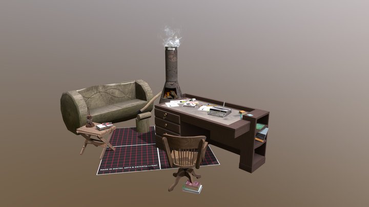 DAE 5 Finished props - Forest Loner 3D Model