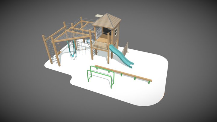 Kid`s Playground. Cyprus v 1.1 3D Model
