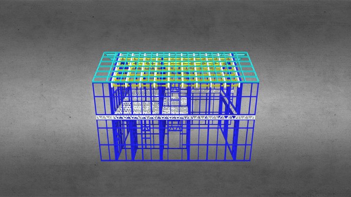 Барнхаус 120 3D Model
