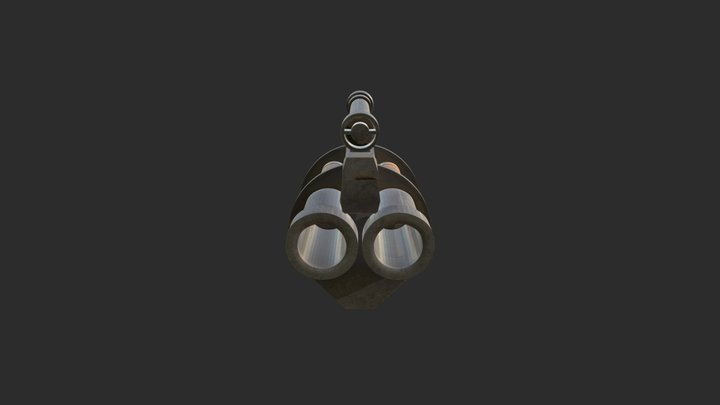 Old Gun 3D Model