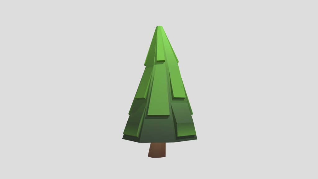 Tree 3 / Дерево (Low poly)