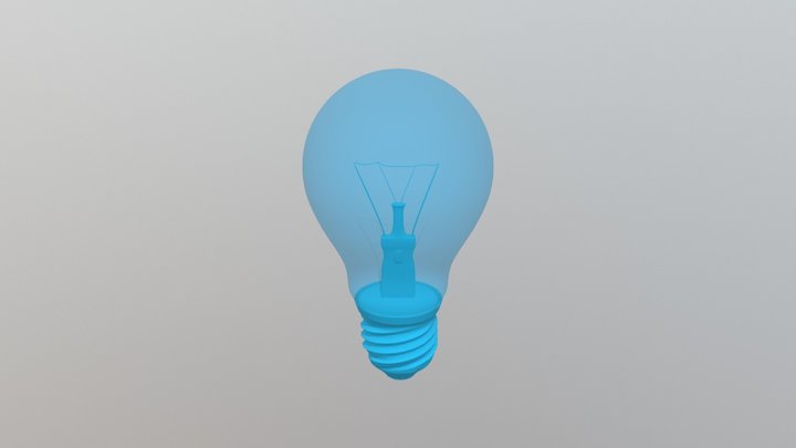 Lightbulb - High Poly 3D Model
