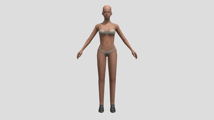 Dead frontier human_FemalePale 3D Model