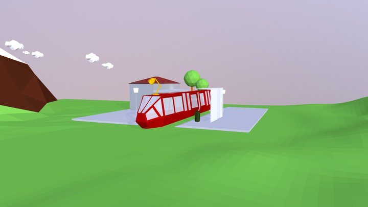 First animation in Blender 3D 3D Model