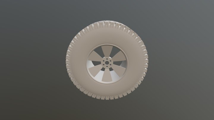 CGCookie Wheel 3D Model