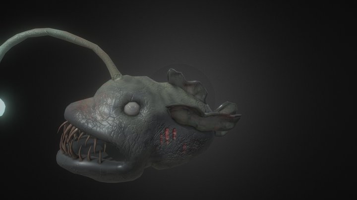 Zorag - Mutant Angler Fish - Rigged and Animated 3D Model