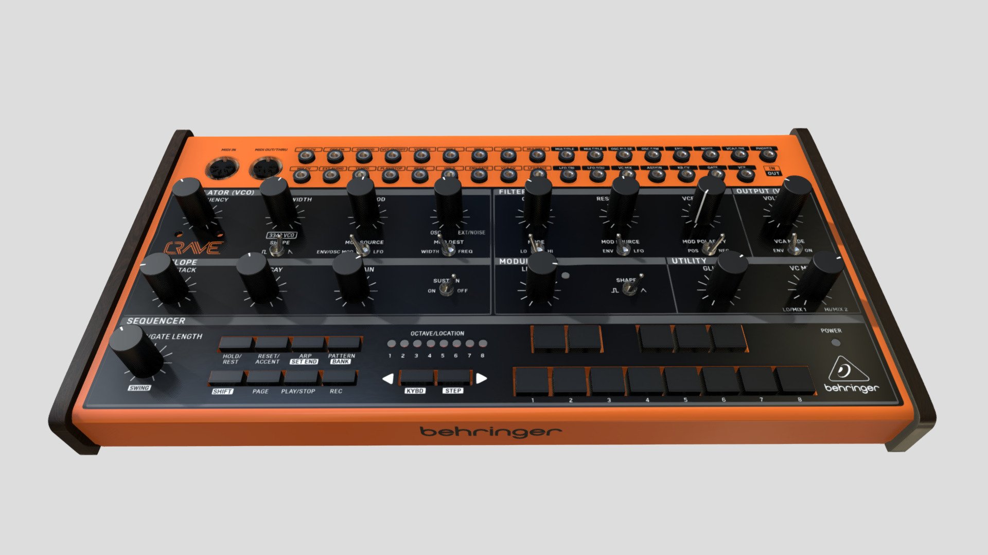 Behringer Crave - 3D model by xeometry (@xeometry) [2c98bfb]