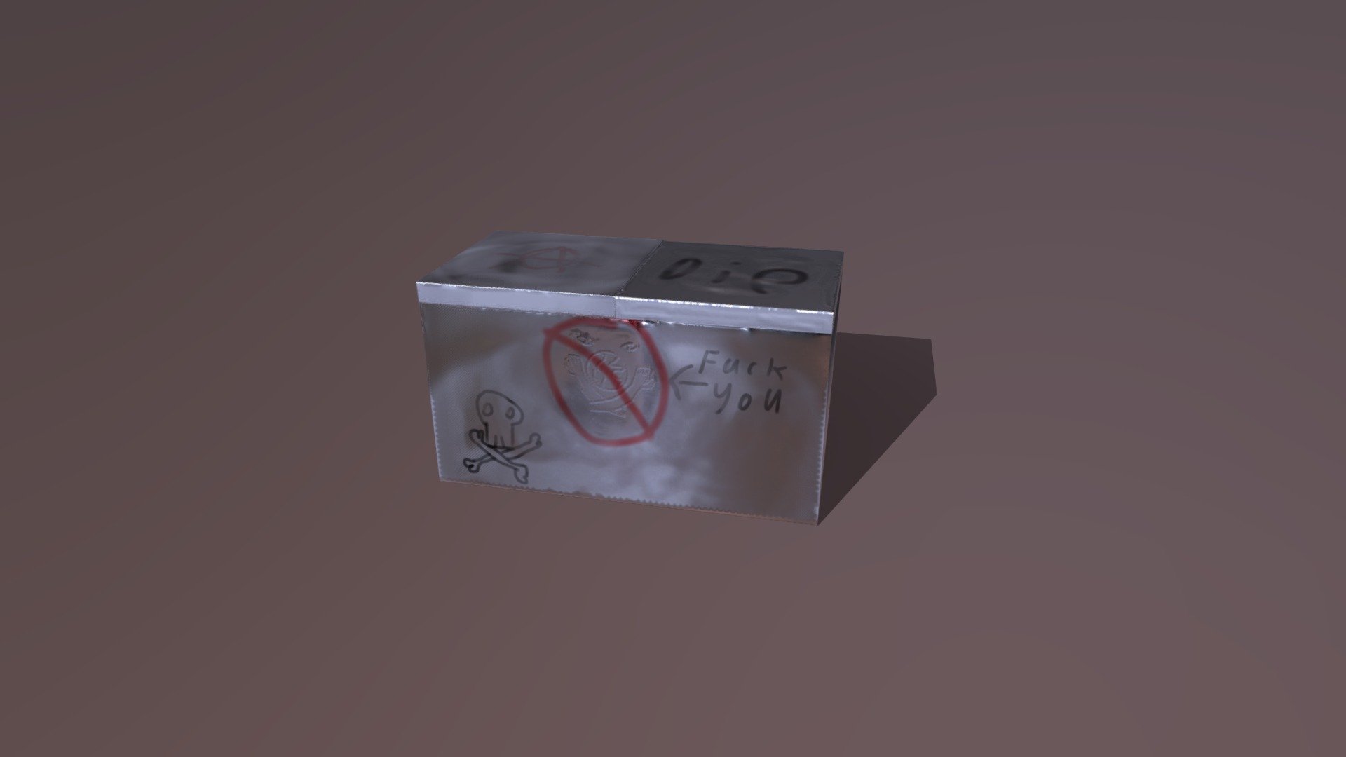 Sketchfab Metal Chest Big Corp "omnia possessio"