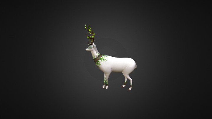 Druid deer 3D Model