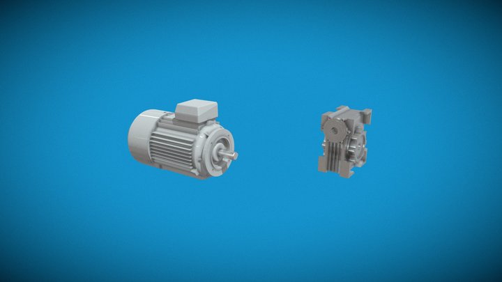 Motor, Gear 3D Model