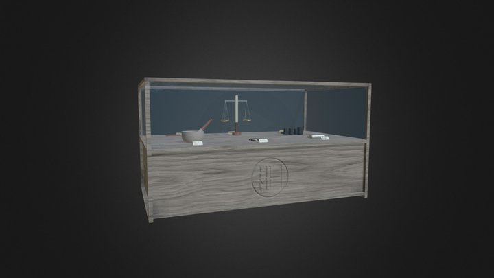 Asset 3 - Display Case 3D Model
