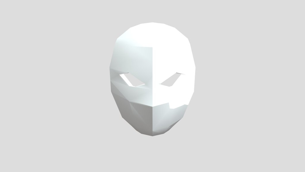 Low Poly White mask