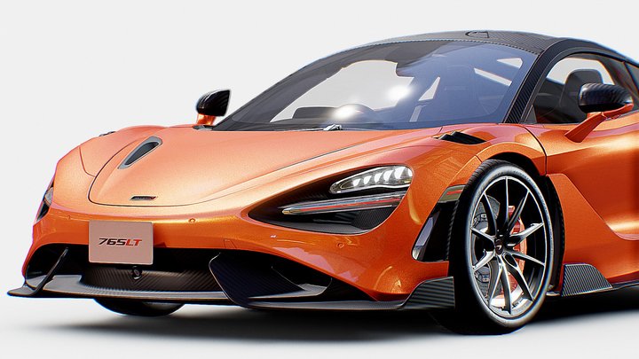 Mclaren 765LT | www.vecarz.com – Free 3D Model STL
