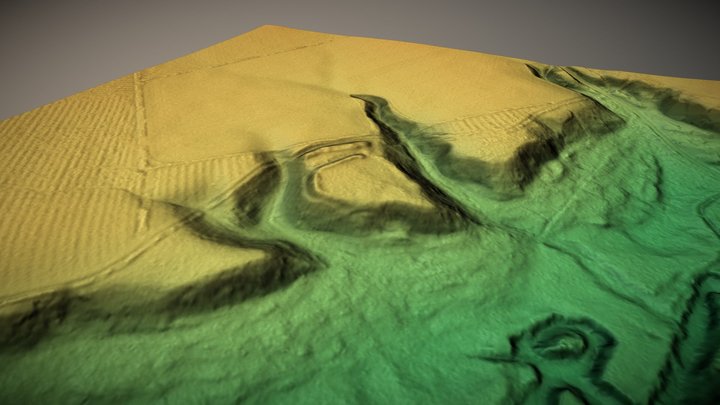 Shipley Camp, Northumberland (UK) – Modello 3D gratuito STL
