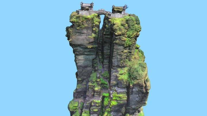 Fanjing Mountain, Guizhou, China 3D Model
