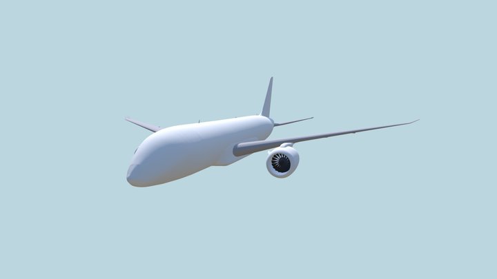 B787-8 Dreamliner 3D Model