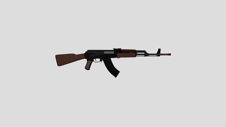 AK47 v1 3D Model