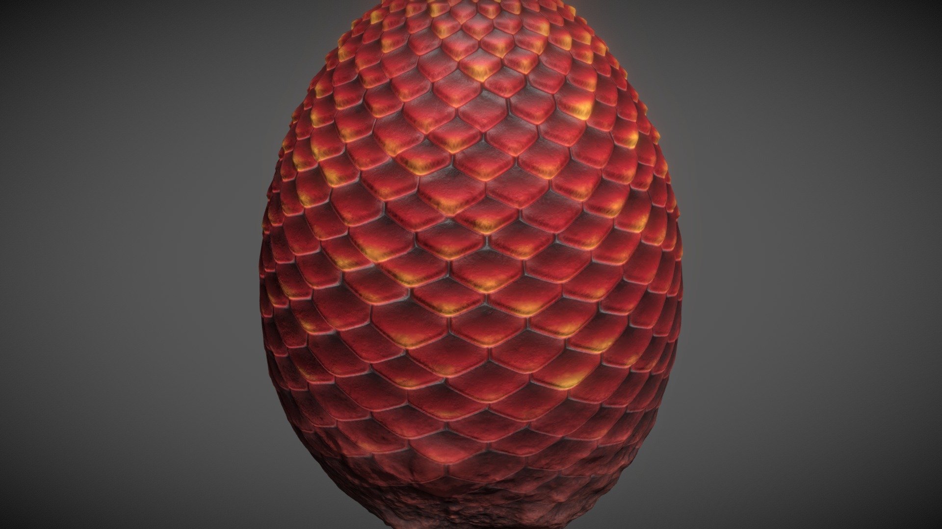 Dragon egg - Oeuf de dragon - Game of Throne - 3D model by Semios