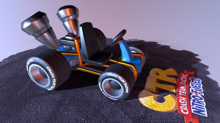 Crash Team Racing Nitro-Fueled | Kart 3D Model