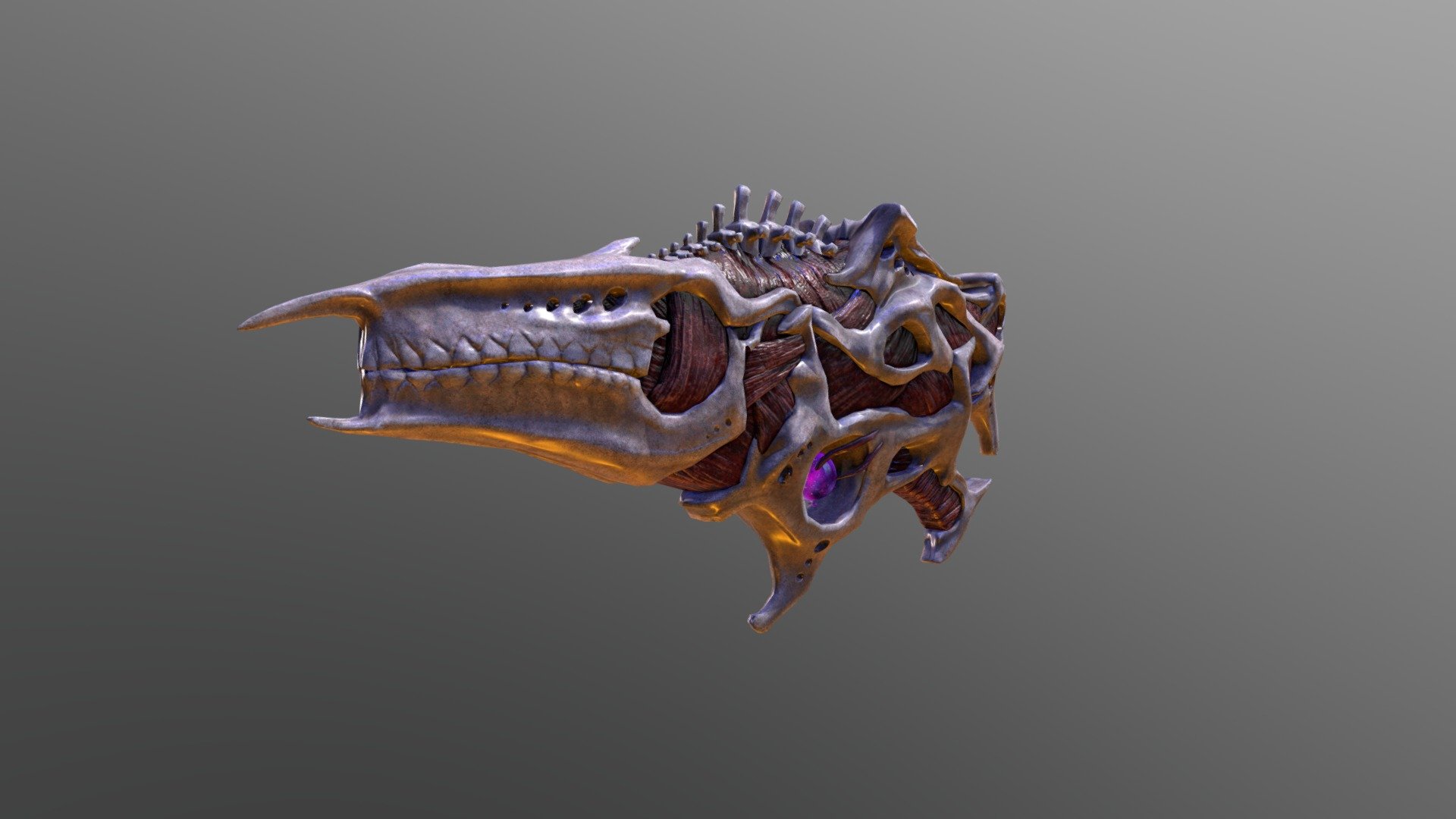 Monster Gun - 3d Model By Alexg Bradley [2c9ff12] - Sketchfab