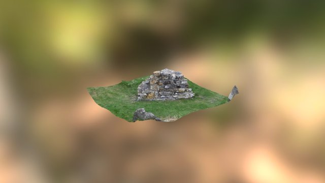 Priory of St Pancras, Lewes - Ruined Wall 3D Model