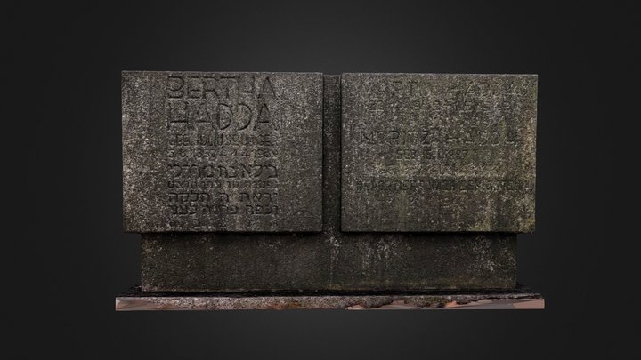 Hadda family matzevah 3D Model