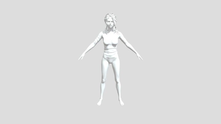 Eva female model 3D Model