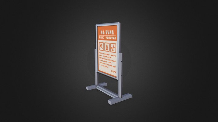 Animal Crossing New Horizons Airport Signboard