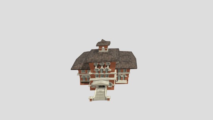Chicken Little School 3D Model