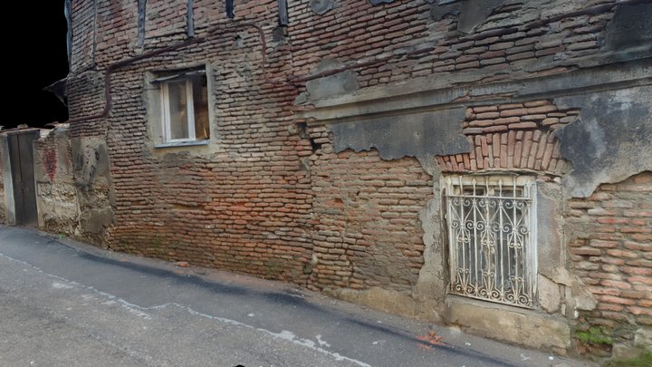 Tbilisi, Center, Brick wall – Free 3D Model STL